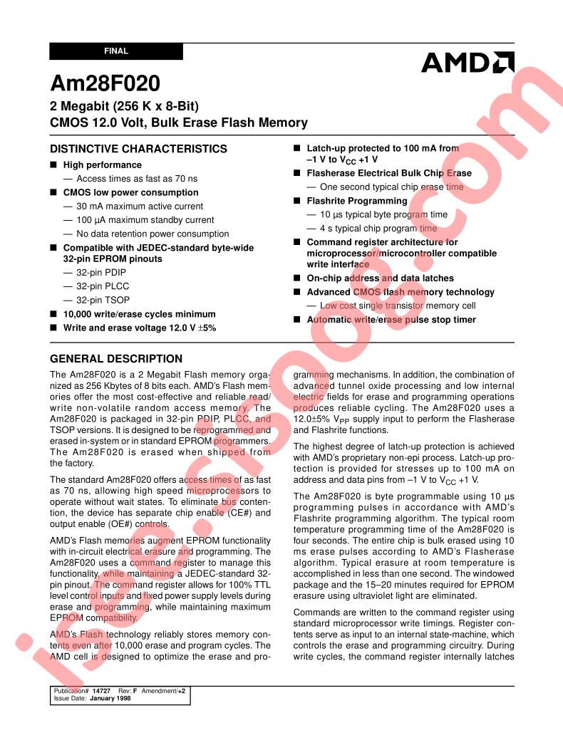 AM28F020-120ECB