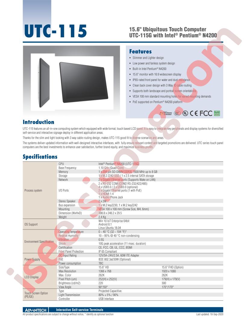 UTC-115GP-NCN0E