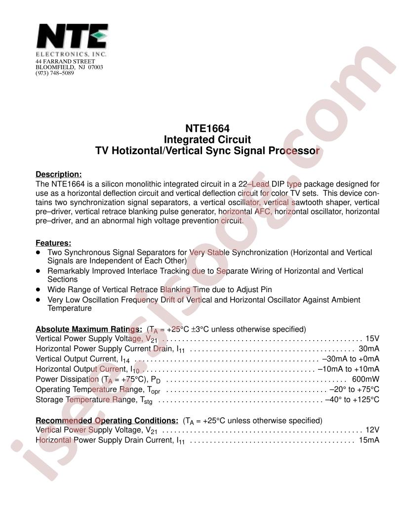 NTE1664
