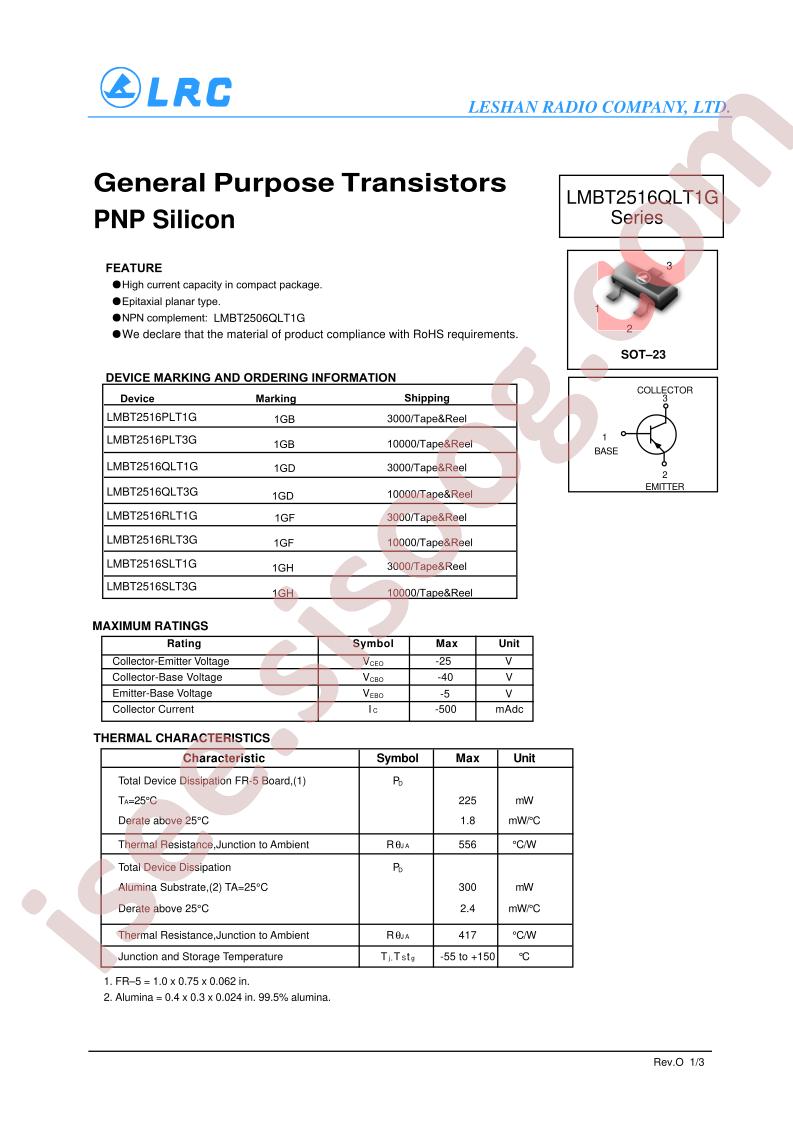 LMBT2516QLT1G