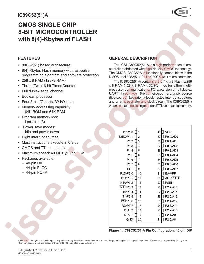 IC89C51A-24PL