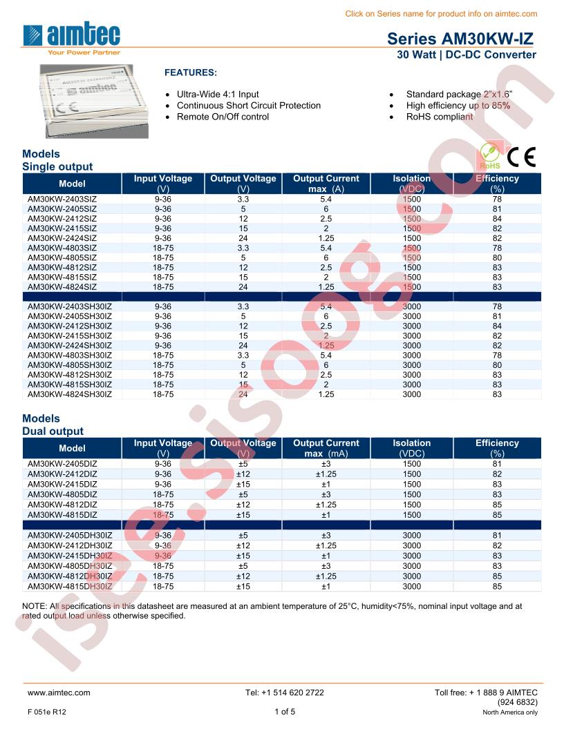 AM30KW-4805DH30IZ