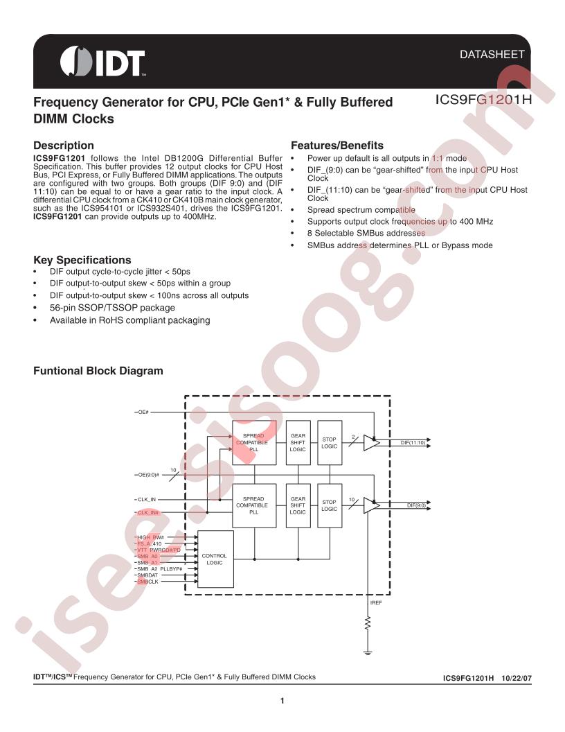 ICS9FG1201HGLF-T