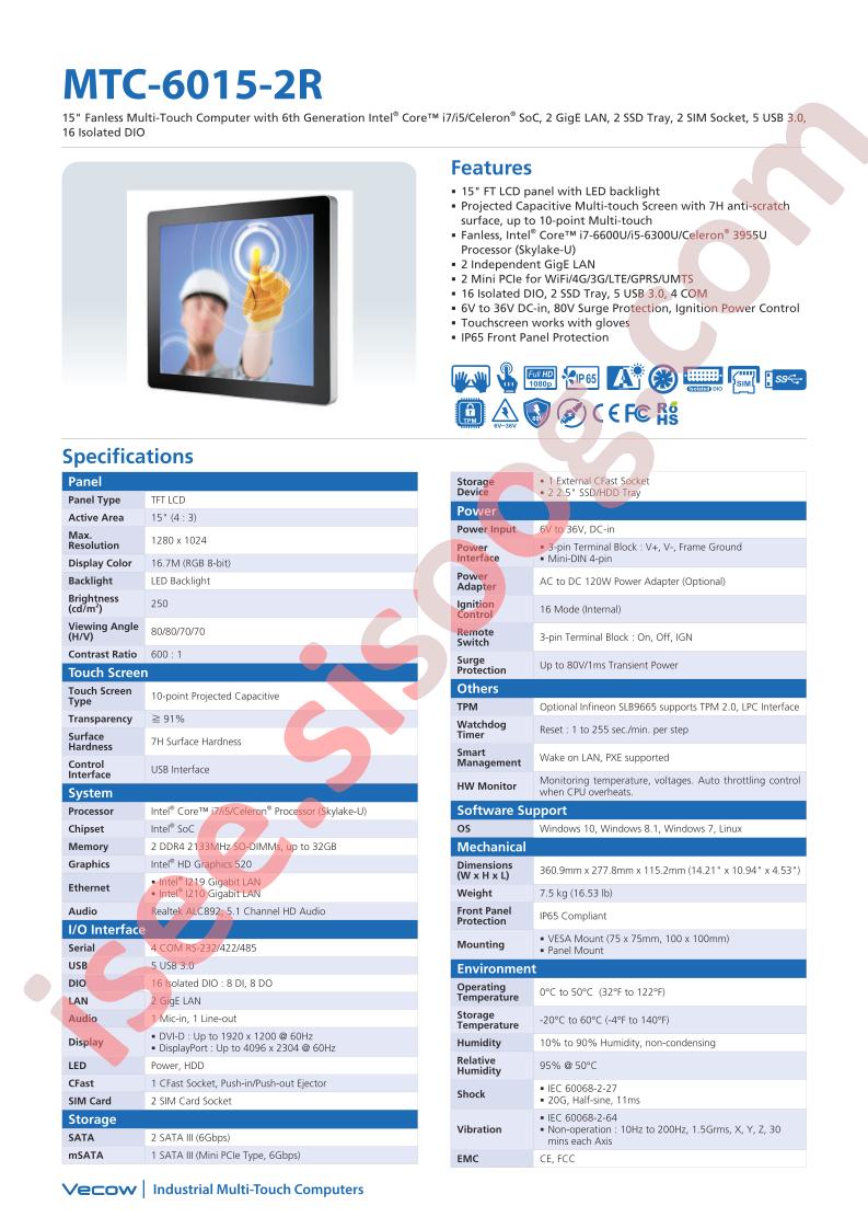 MTC-6015-2R300U