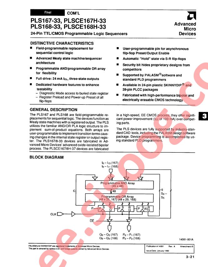 PLSCE167H-33PC