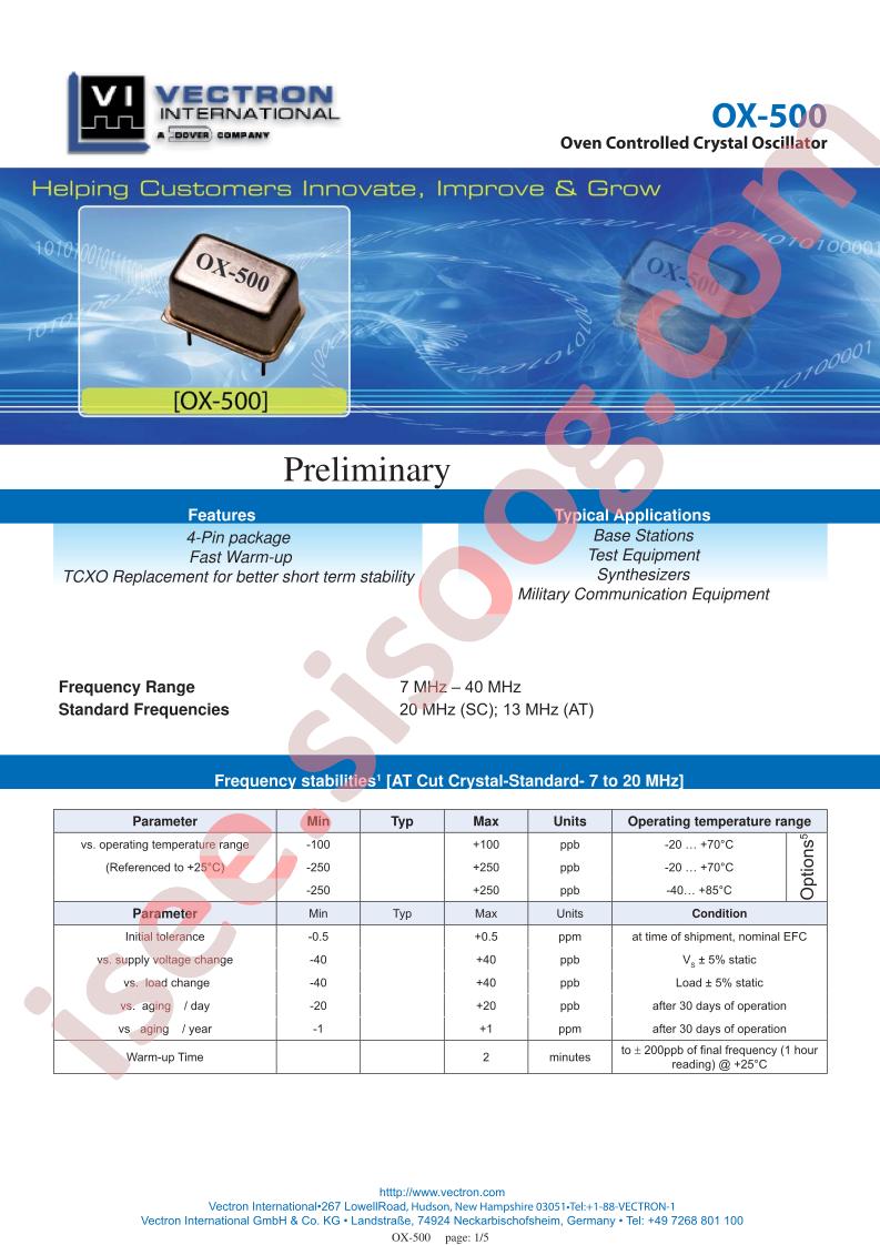 OX-40X0-EAE-1070-10