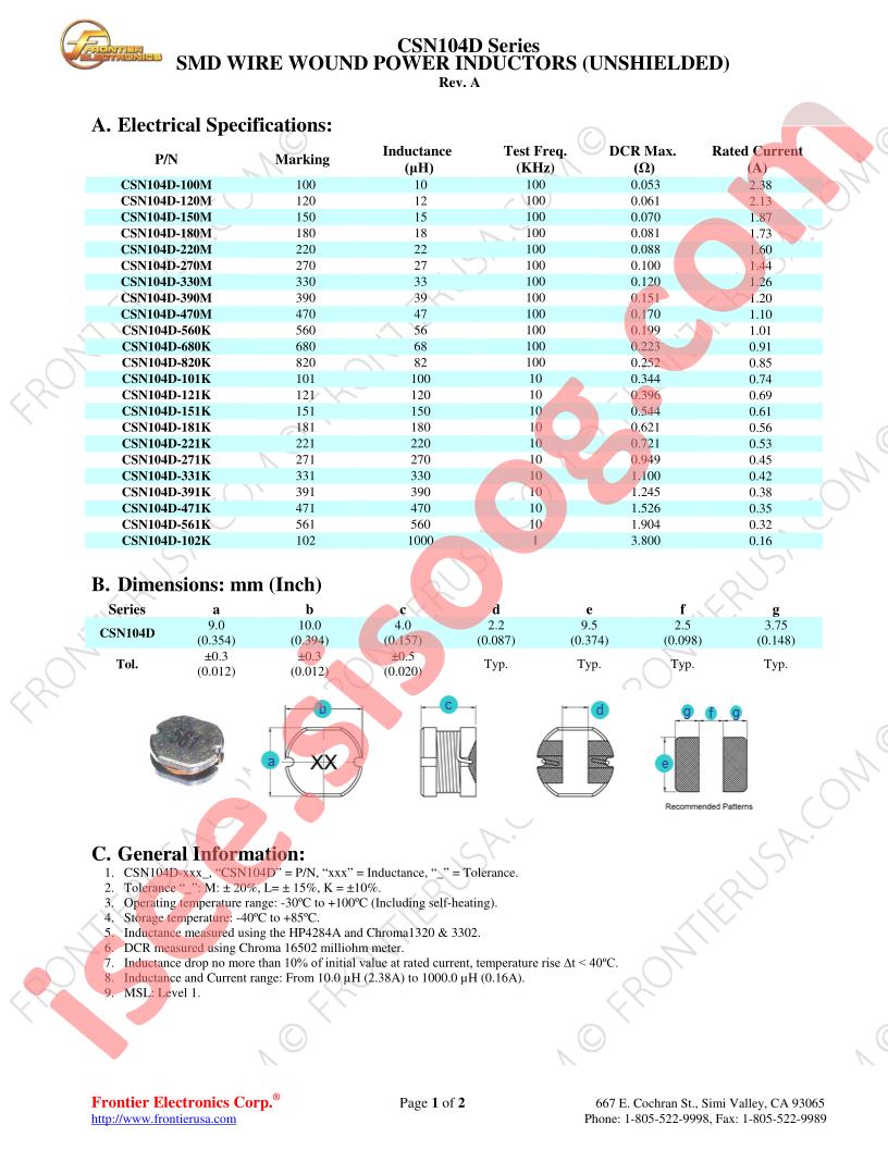CSN104D-100M