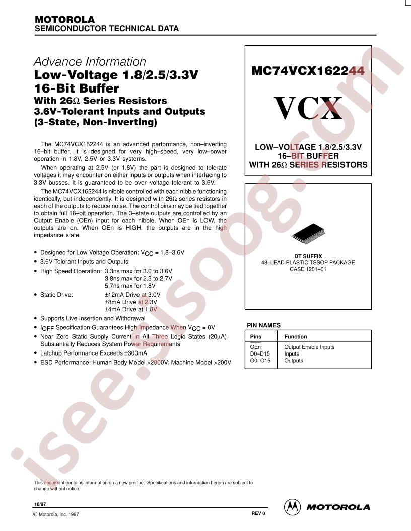 MC74VCX162244