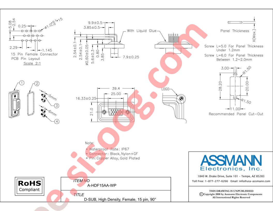 A-HDF15AA-WP-R