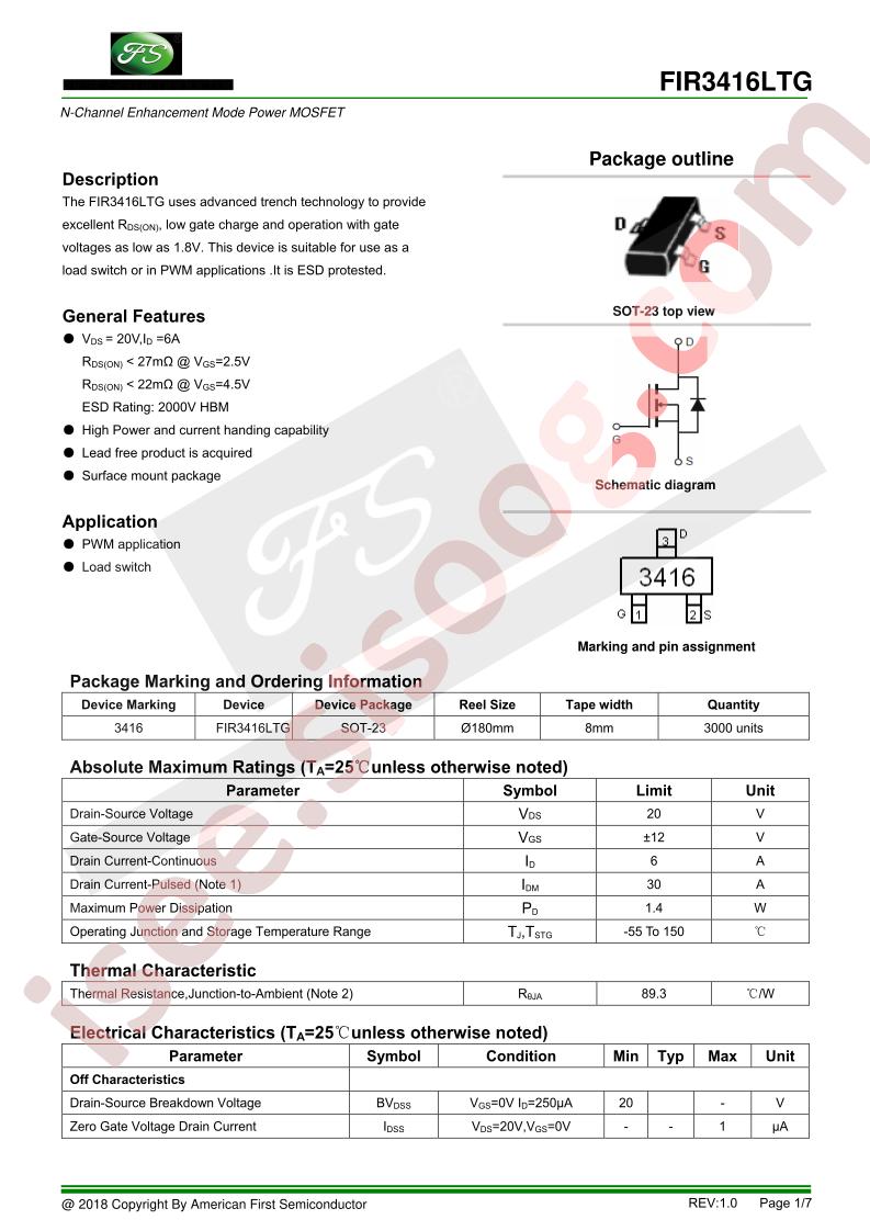 FIR3416LTG