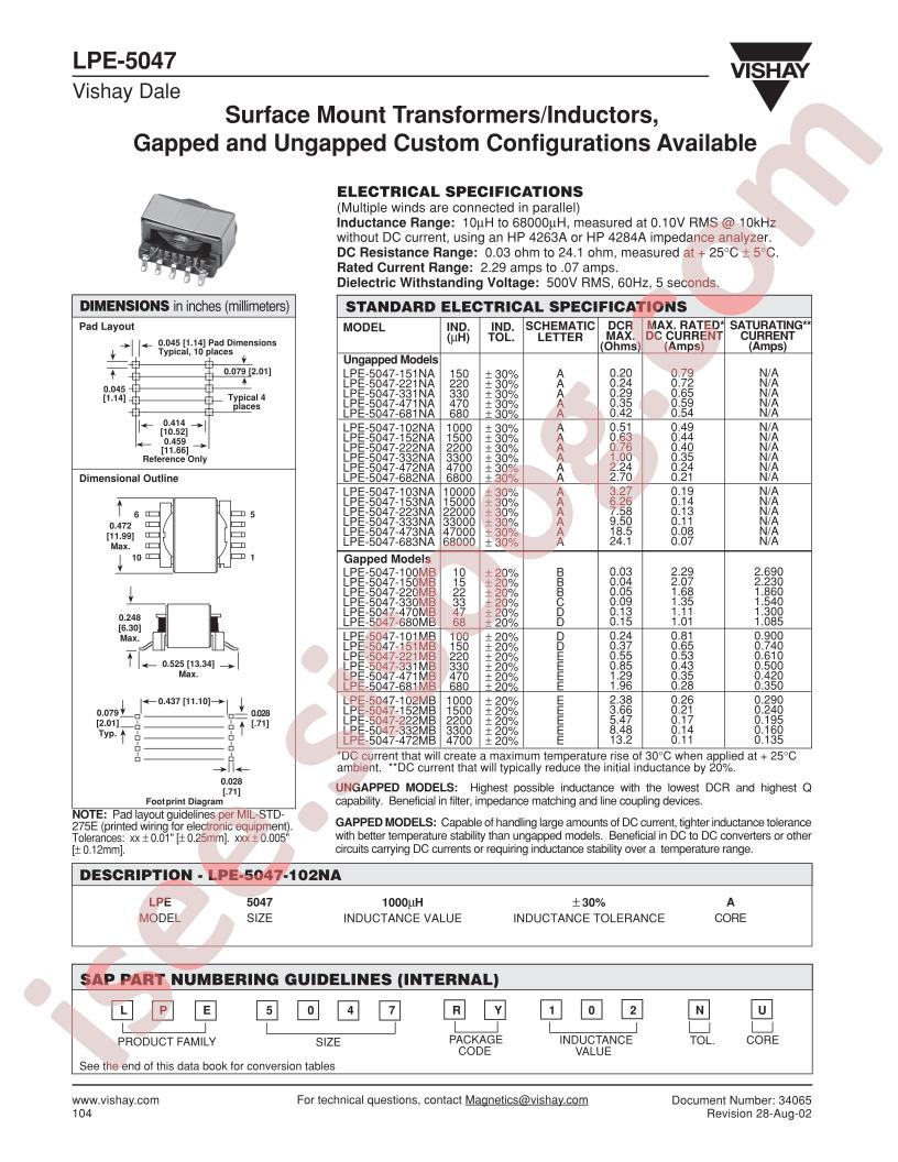 LPE-5047-100MB