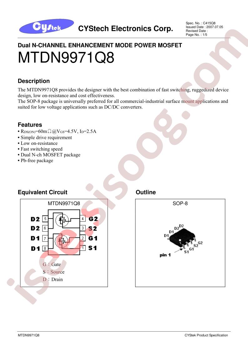 MTDN9971Q8