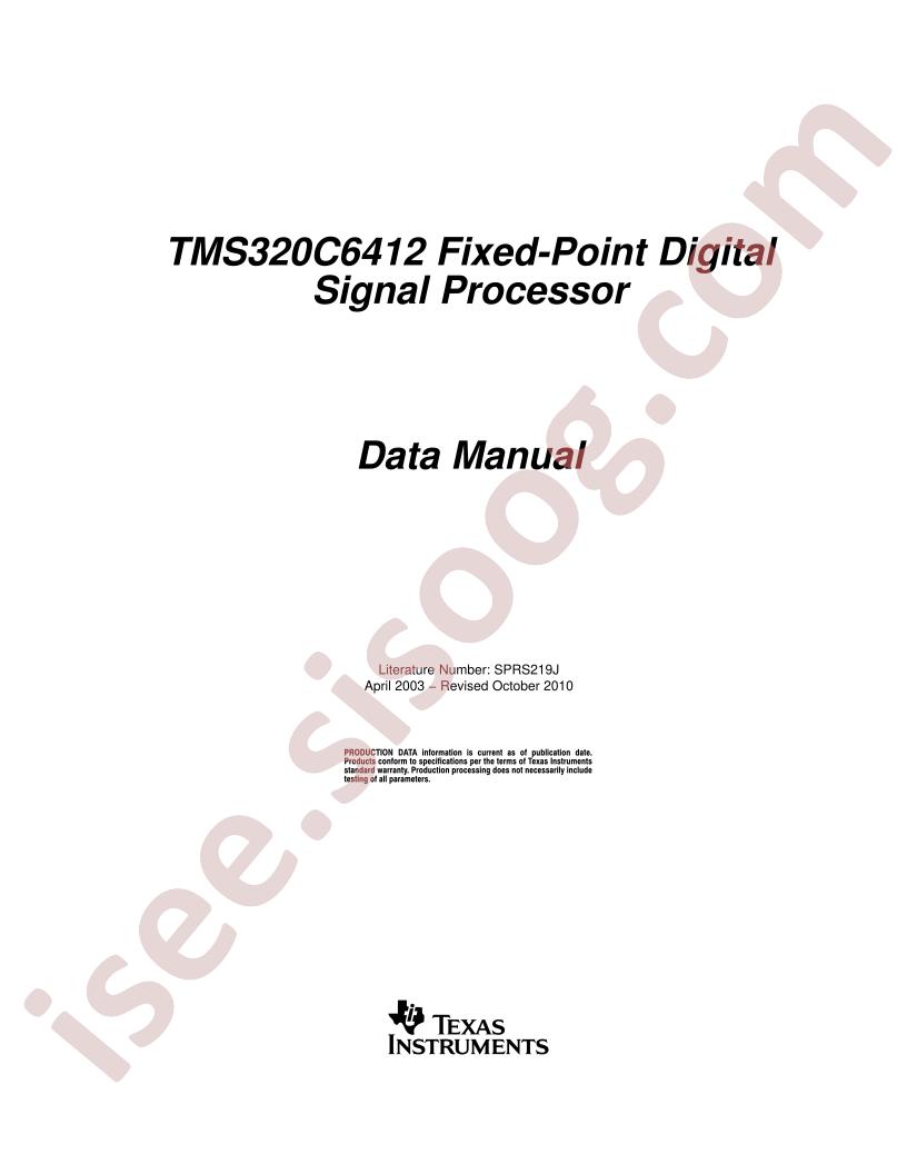 TMS320C6412GDK500