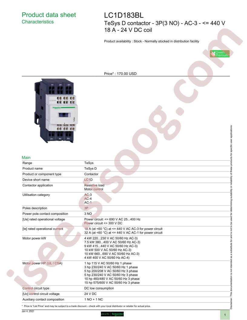 LC1D183BL