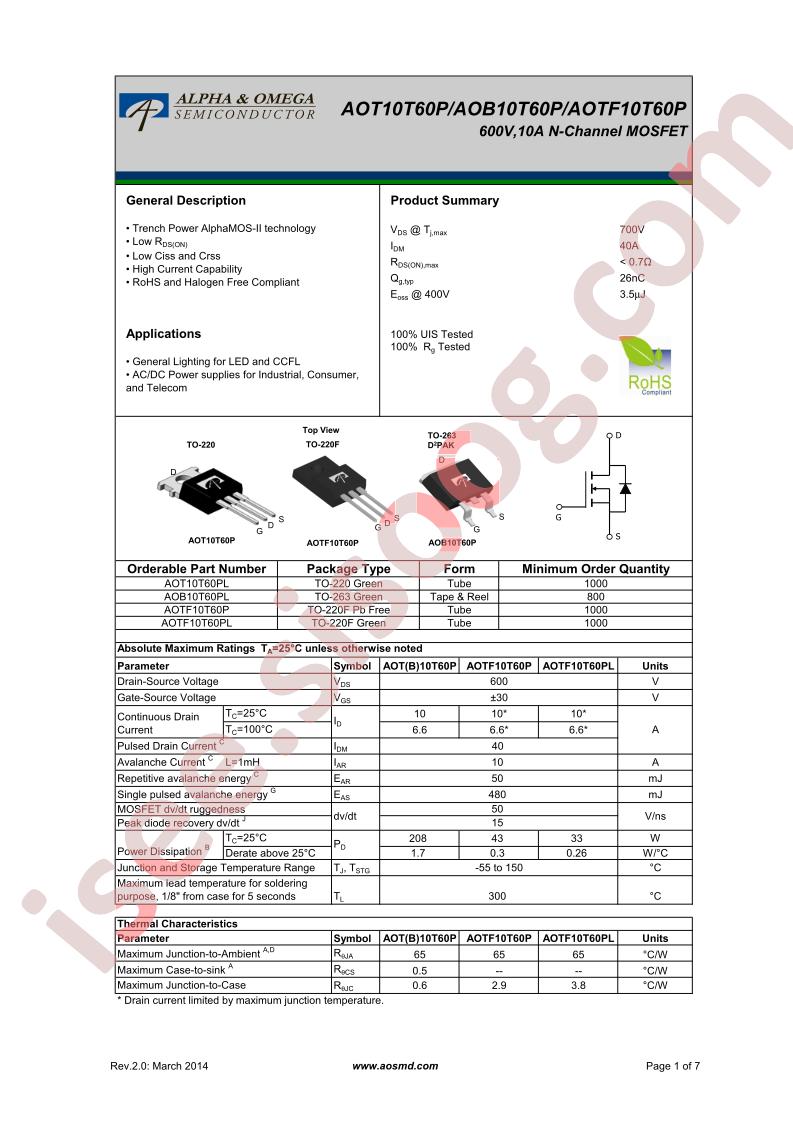 AOB10T60PL