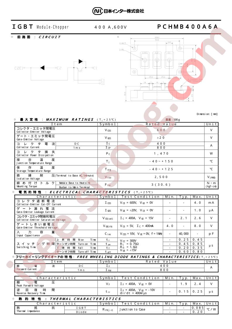 PCHMB400A6A