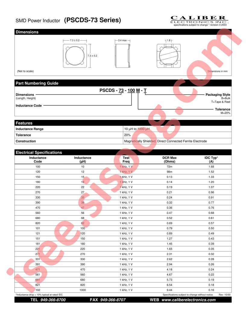 PSCDS-73-101M-B