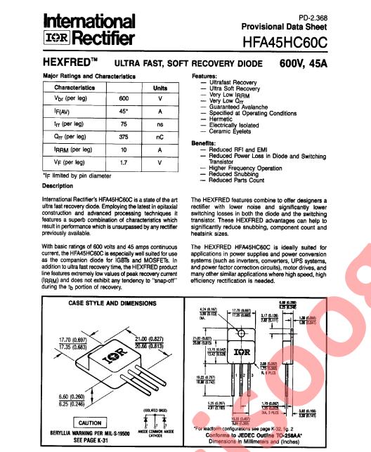 HFA45HC60C