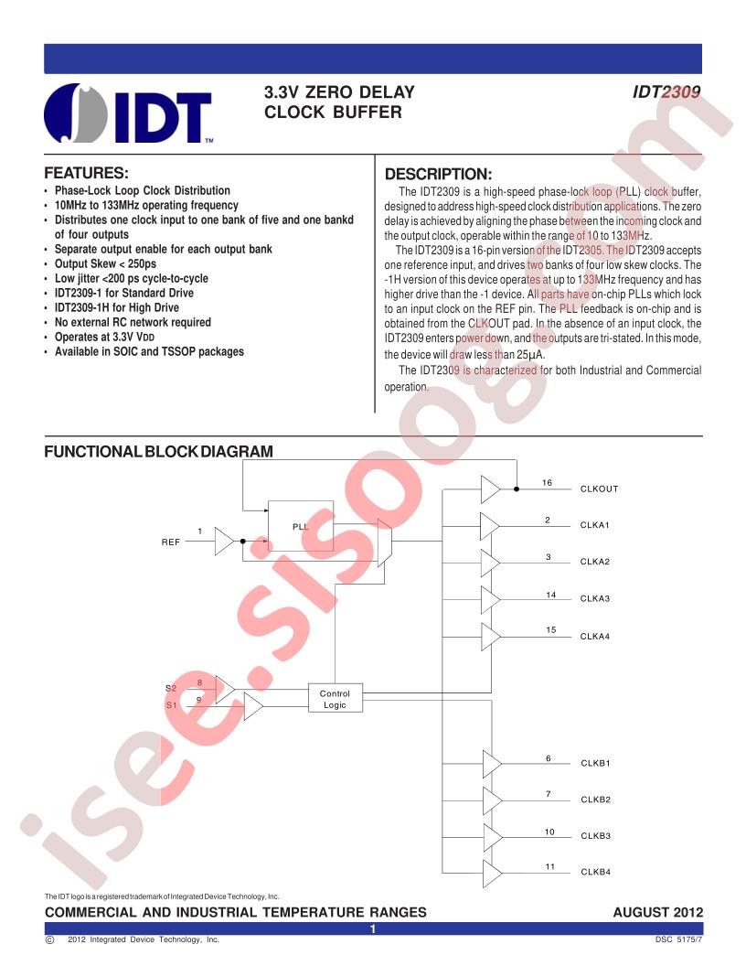 IDT2309-1HDCG