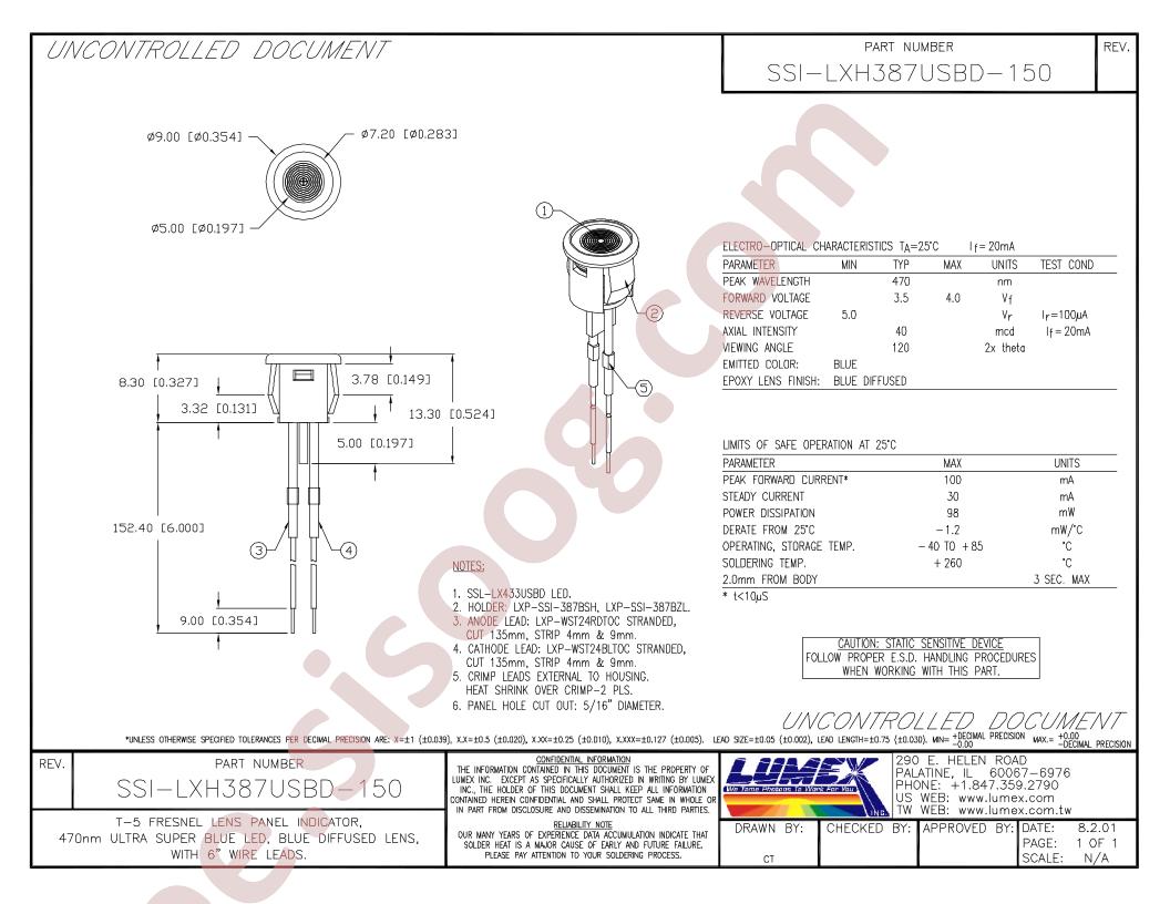 SSI-LXH387USBD-150