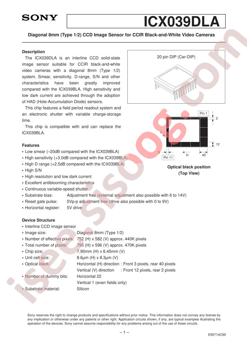 ICX039DLA