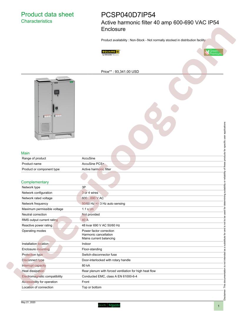 PCSP040D7IP54
