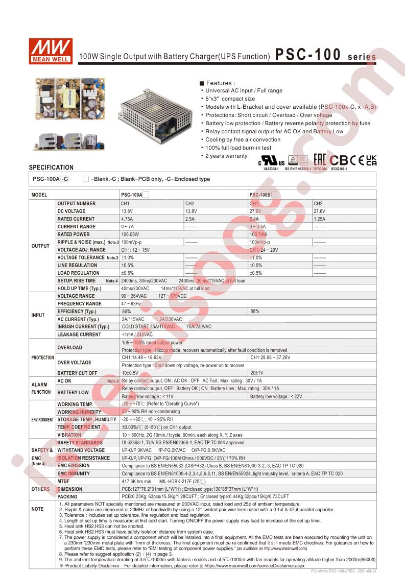 PSC-100