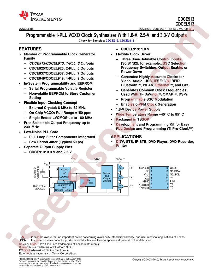 CDCE913PWG4