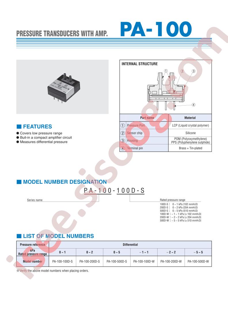 PA-100-500D-W