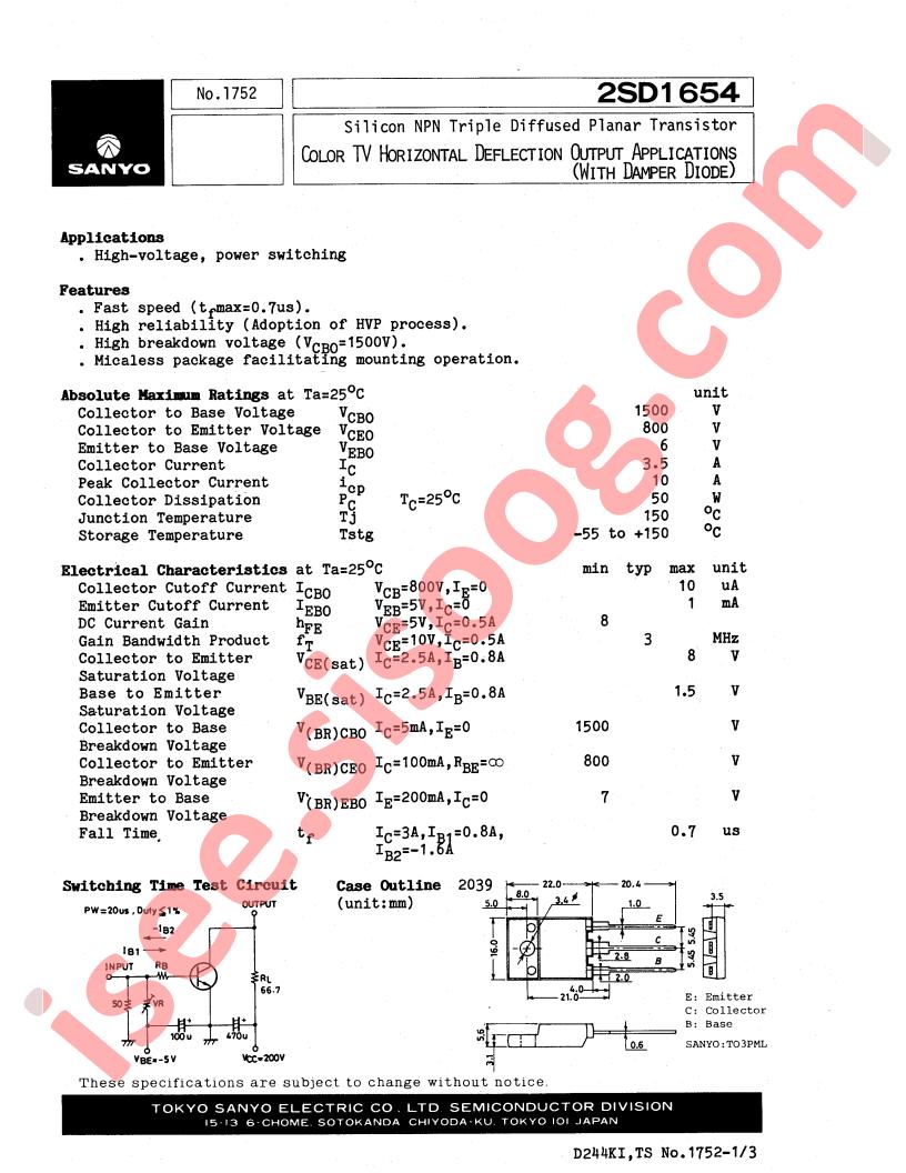 2SD1654