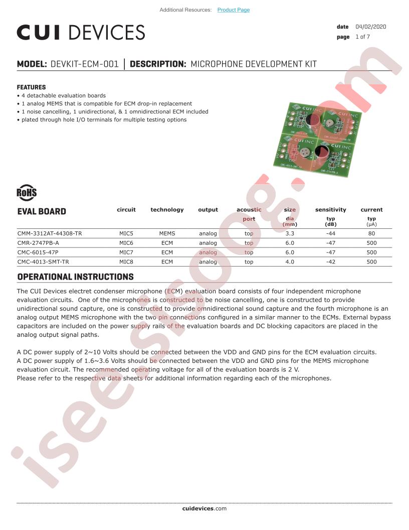 DEVKIT-ECM-001