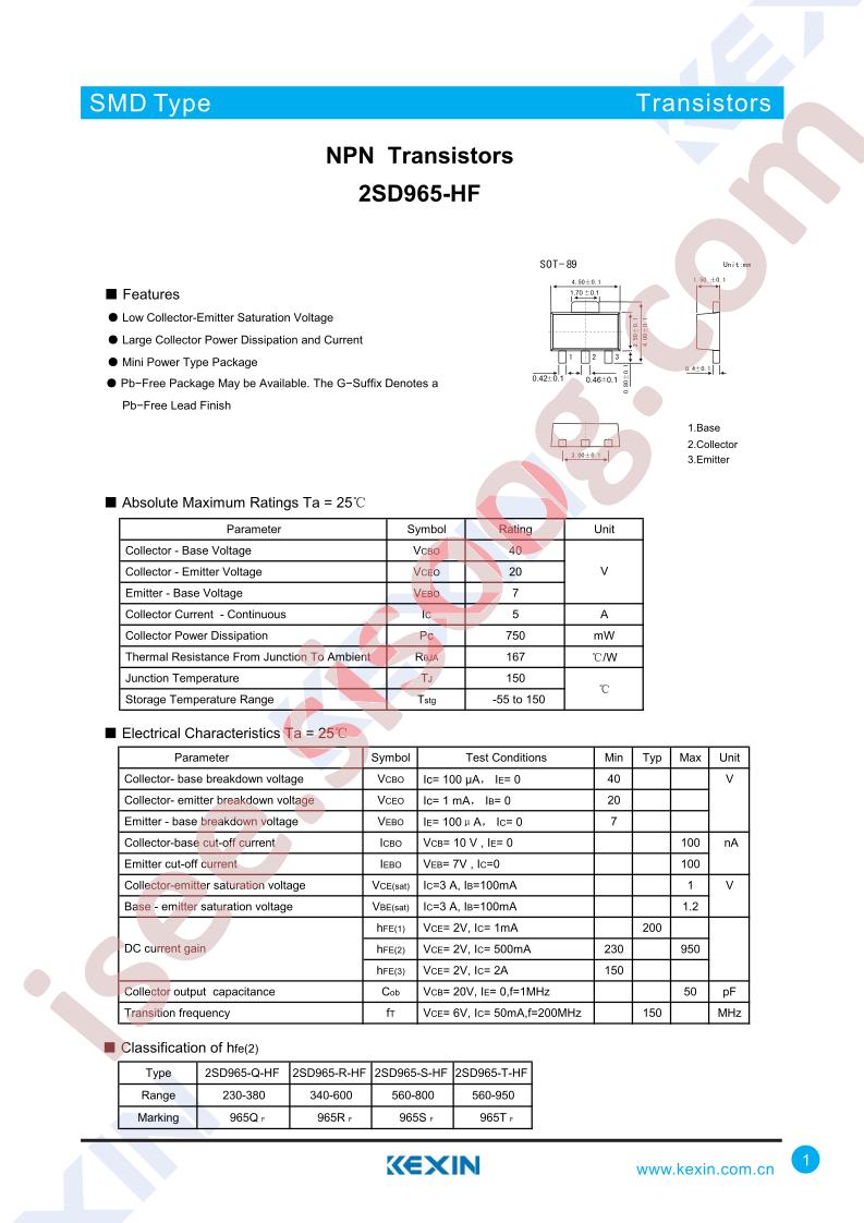 2SD965-S-HF