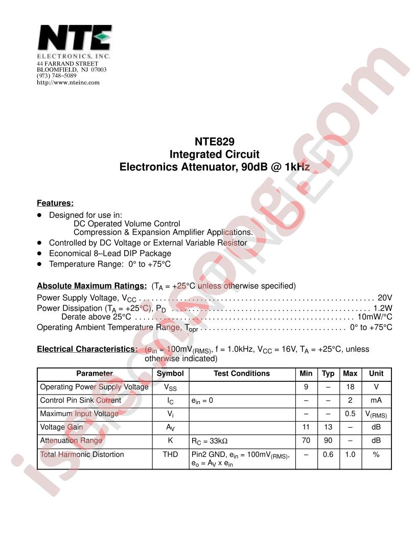 NTE829
