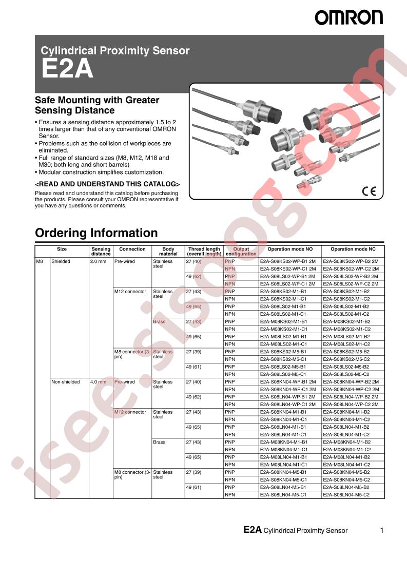 E2A-M08KN04-M1-B1