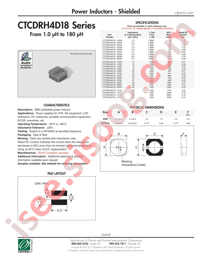 CTCDRH4D18-181N