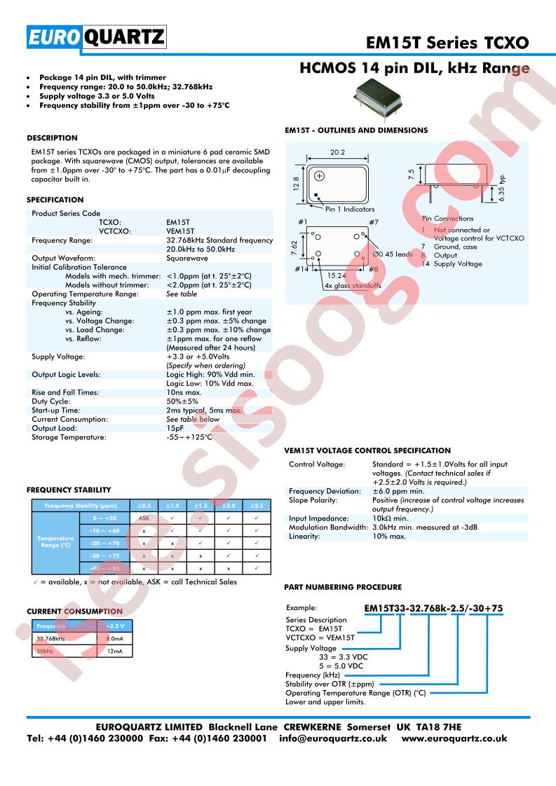EM15T33-32.768K-2.5-30
