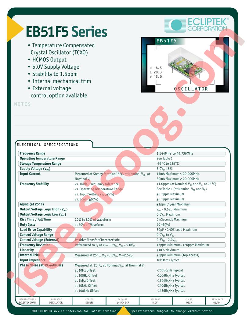 EB51F5G30AN-12.800M