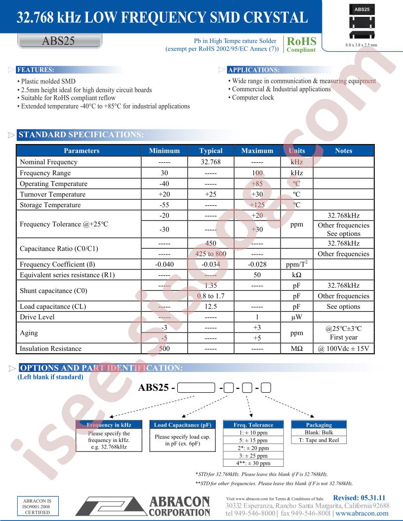 ABS25-32.768KHZ-5-T