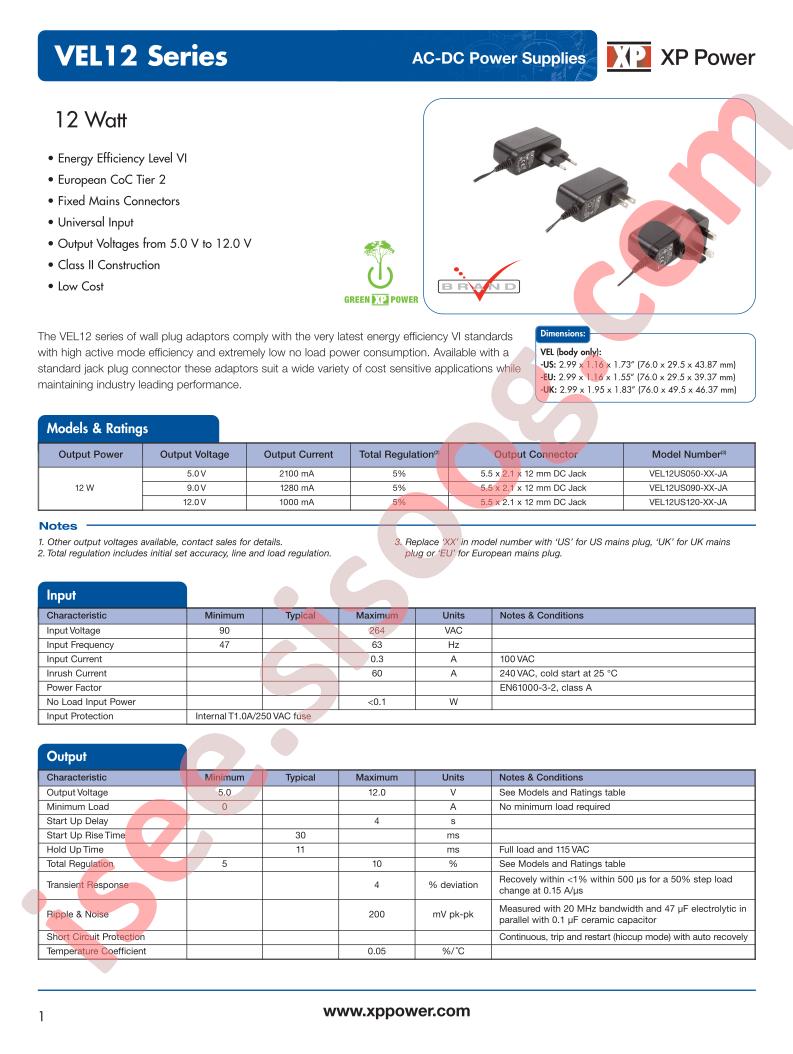 VEL12US090-XX-JA
