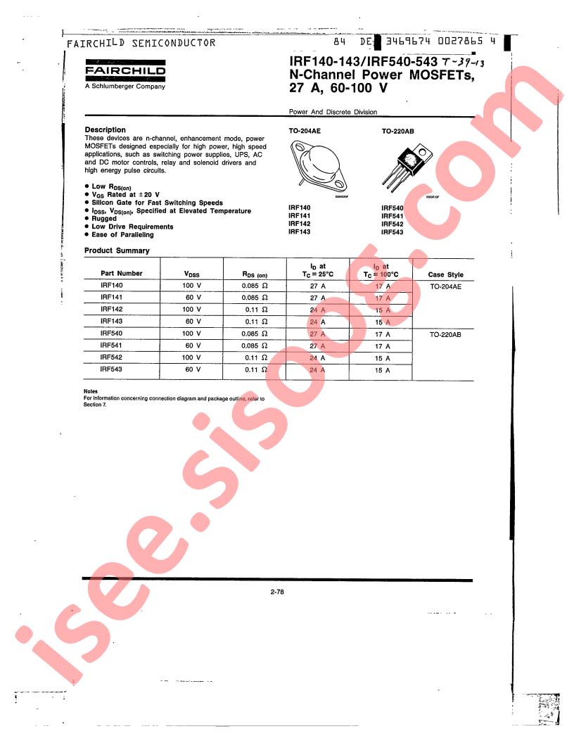 IRF140-143