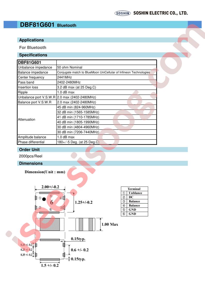 DBF81G601