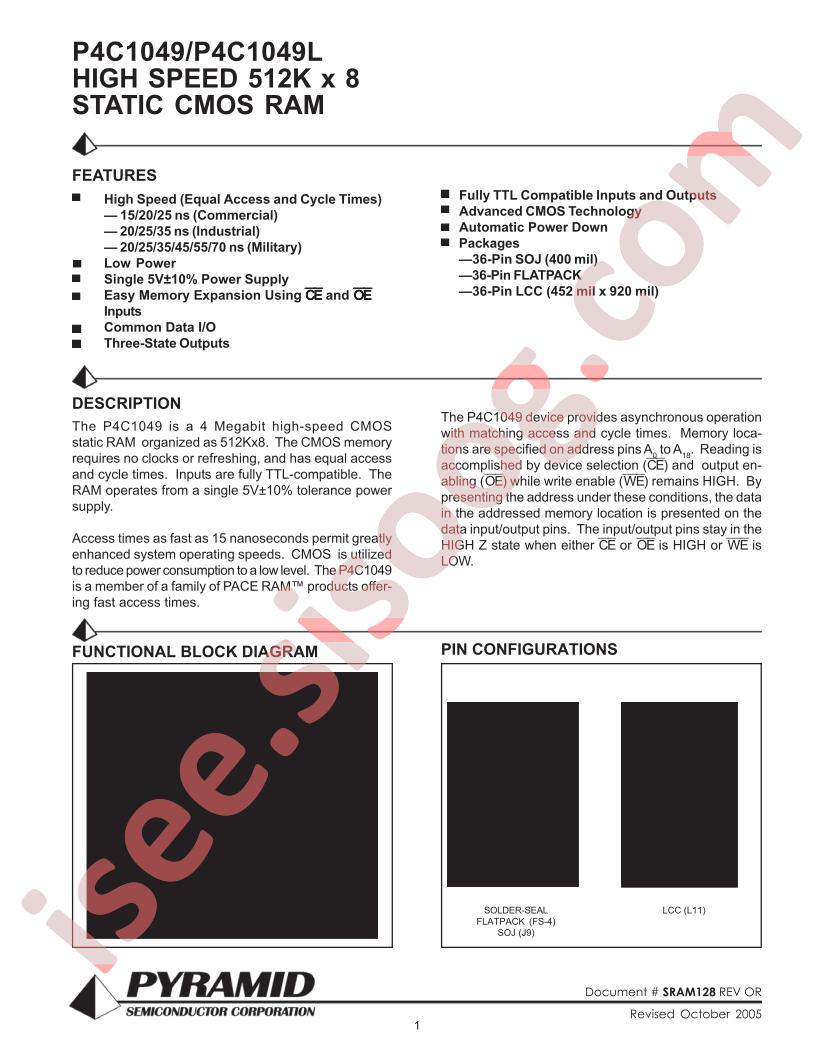 P4C1049-25FS36I