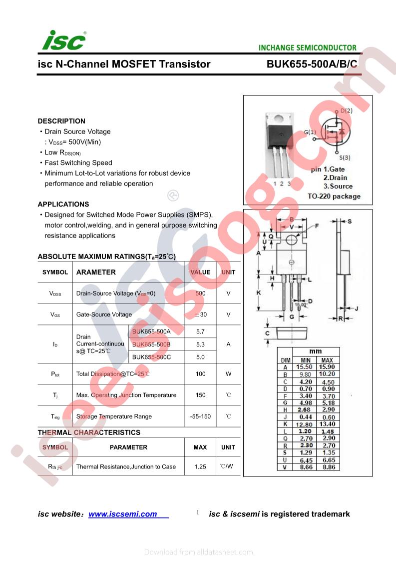 BUK655-500B