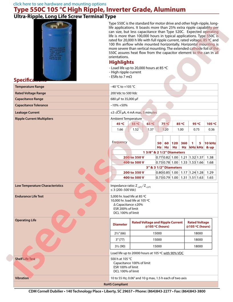 550C113T250DP2B