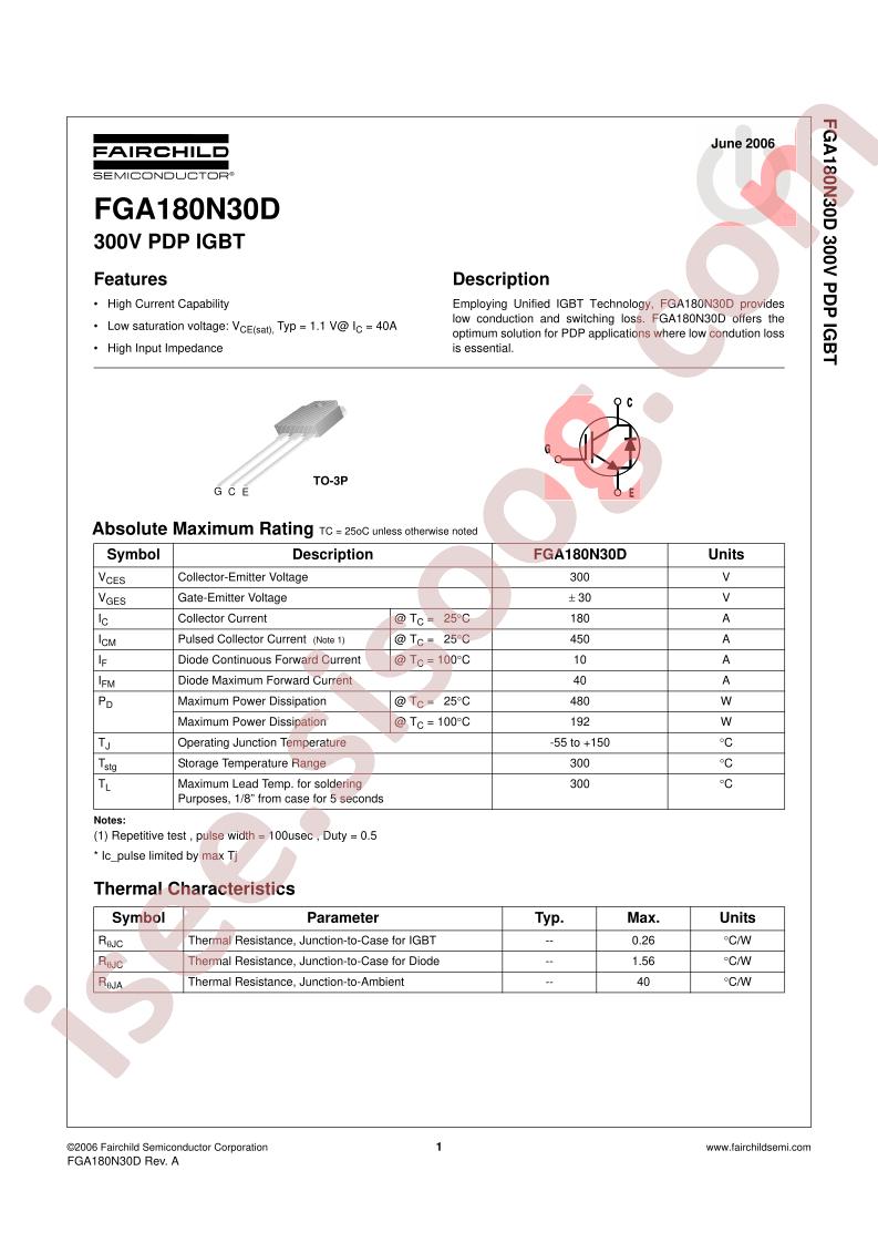 FGA180N30D