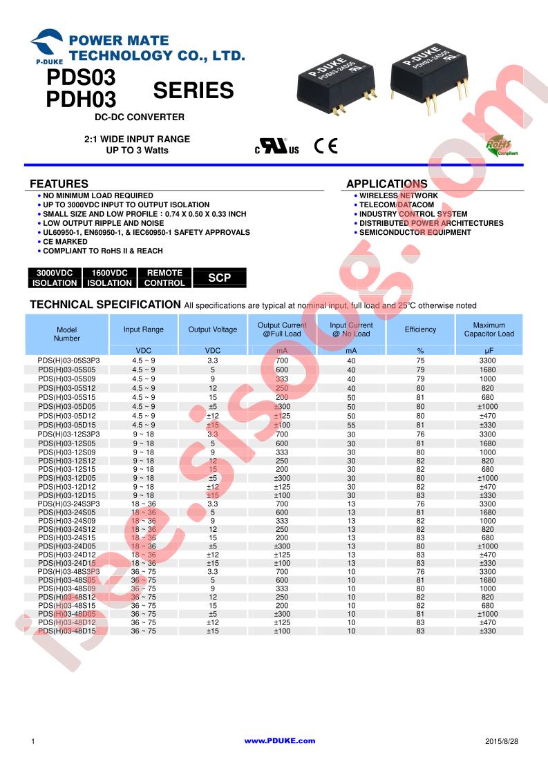 PDS(H)03-24S3P3