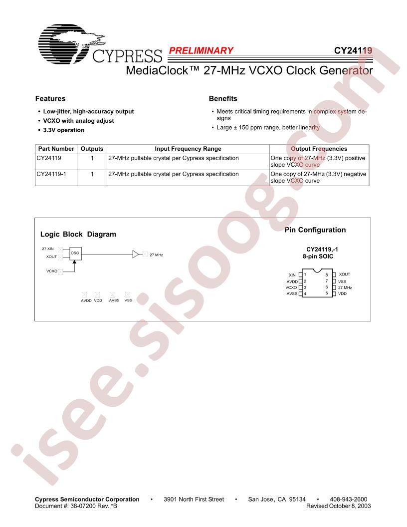 CY24119SC-1T