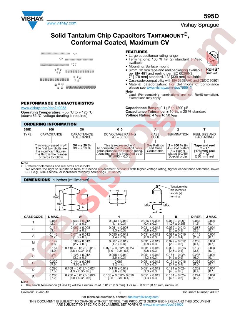 595D106X9010A2W