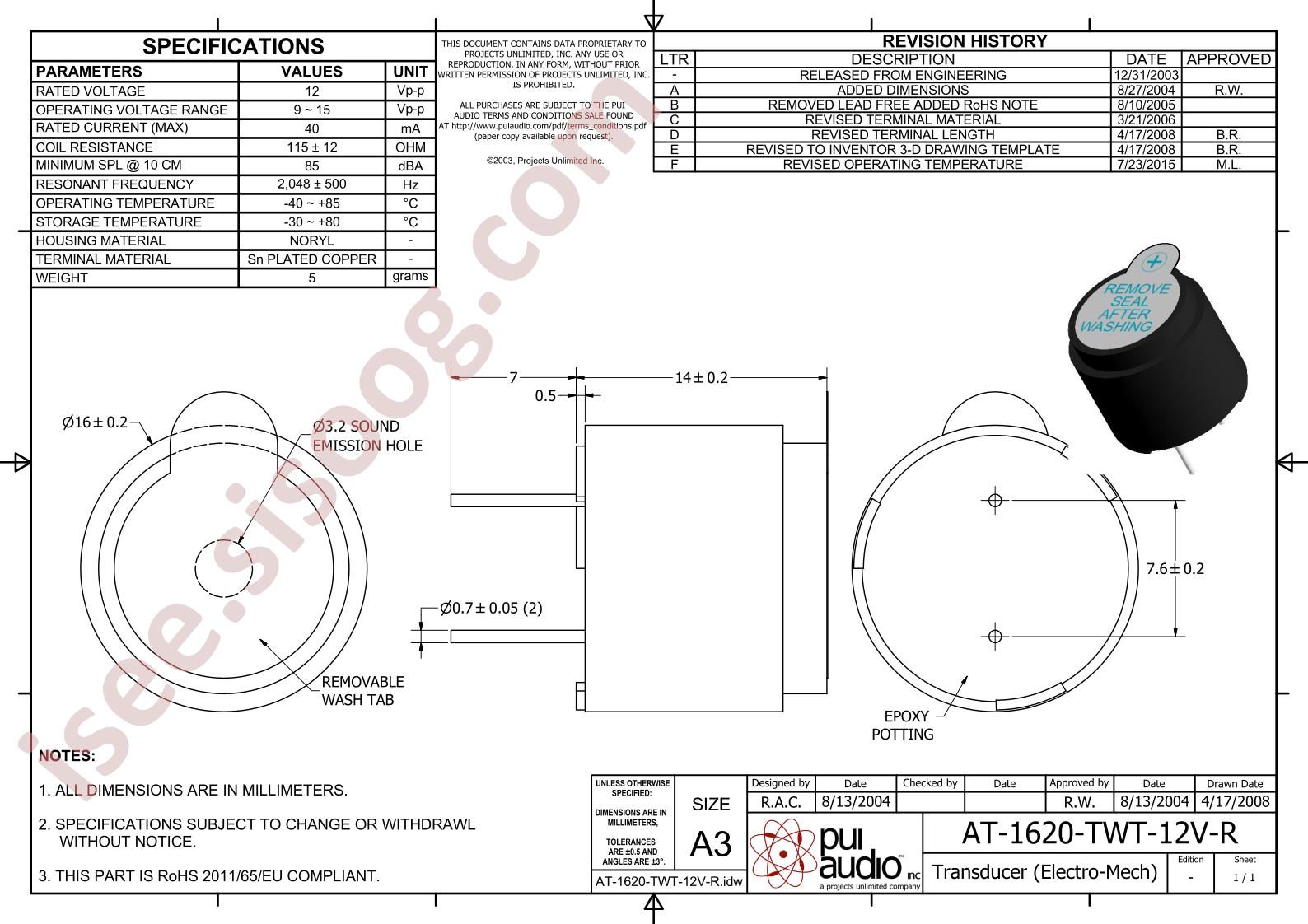 AT-1620-TWT-12V-R