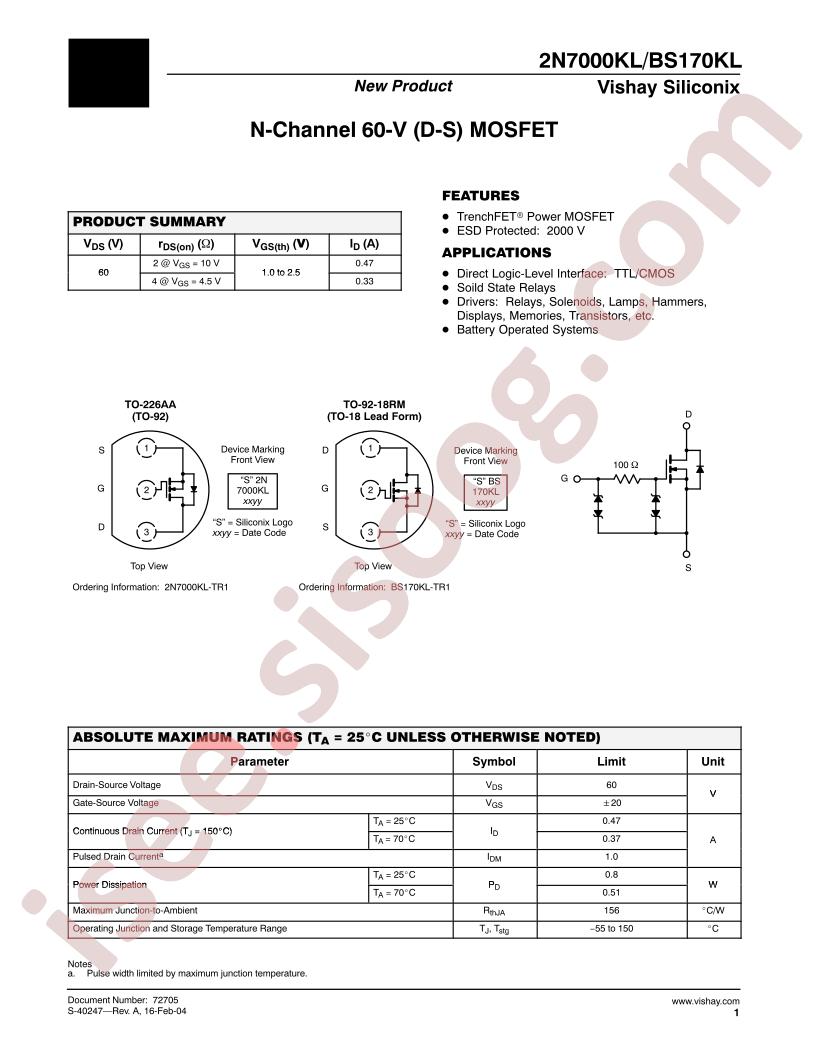 BS170KL-TR1